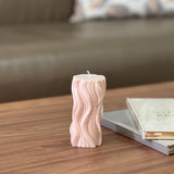 Swirls Pillar Candle (Pre-order only)